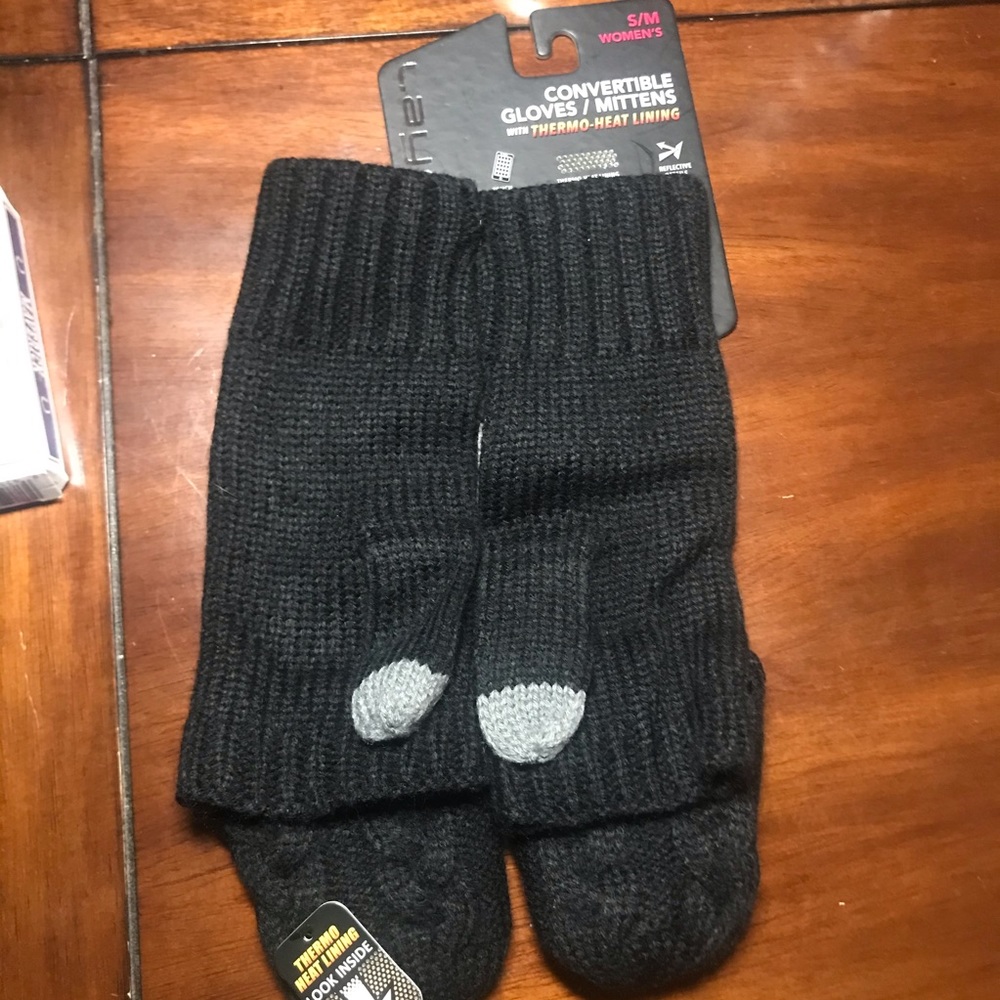 Thermo-Heat Lining Convertible Gloves/Mittens